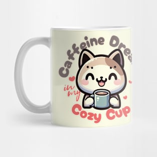 Caffeine Dreams Cat Delight Mug